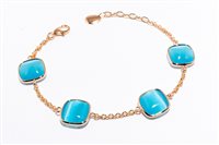 Bracelet Madì Femme Laguna Blu in Argent Quarzo idrotermale 3891200 - 3891200